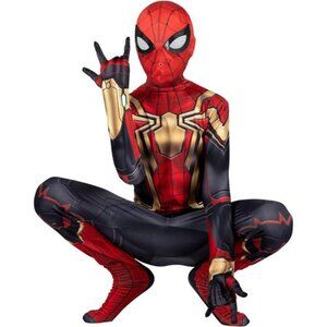 Marvel Integrated Spider-Man Official Youth Deluxe Zentai Costume - Stretch